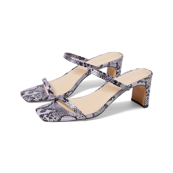 Faryl By Farylrobin Sandals Women's 16 Analisa Lavender Snake - Picture 4 of 6